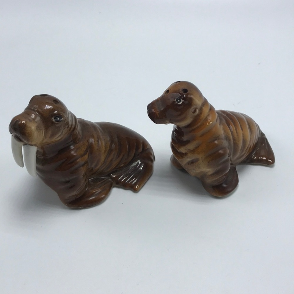 Walrus Salt And Pepper Shakers Kelvin’s Japan